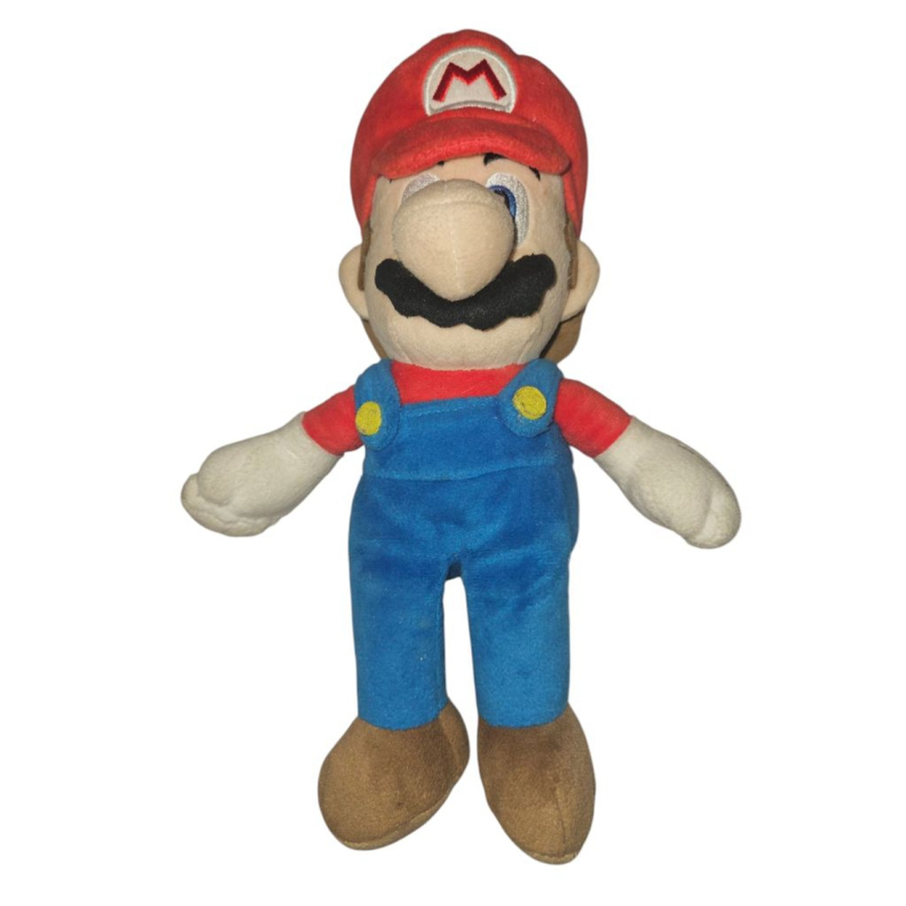 Nintendo Mario Stuffed Animal Plush 2017 Red Blue White
